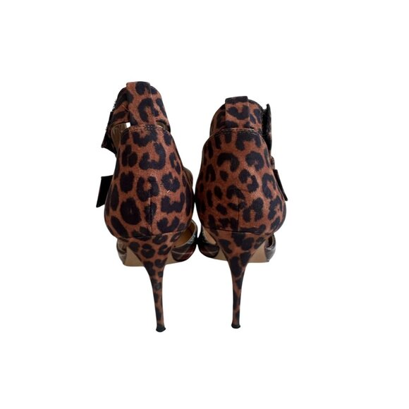 JESSICA SIMPSON Plaid Animal Print Mixed Heels Size 9 - Picture 7 of 10